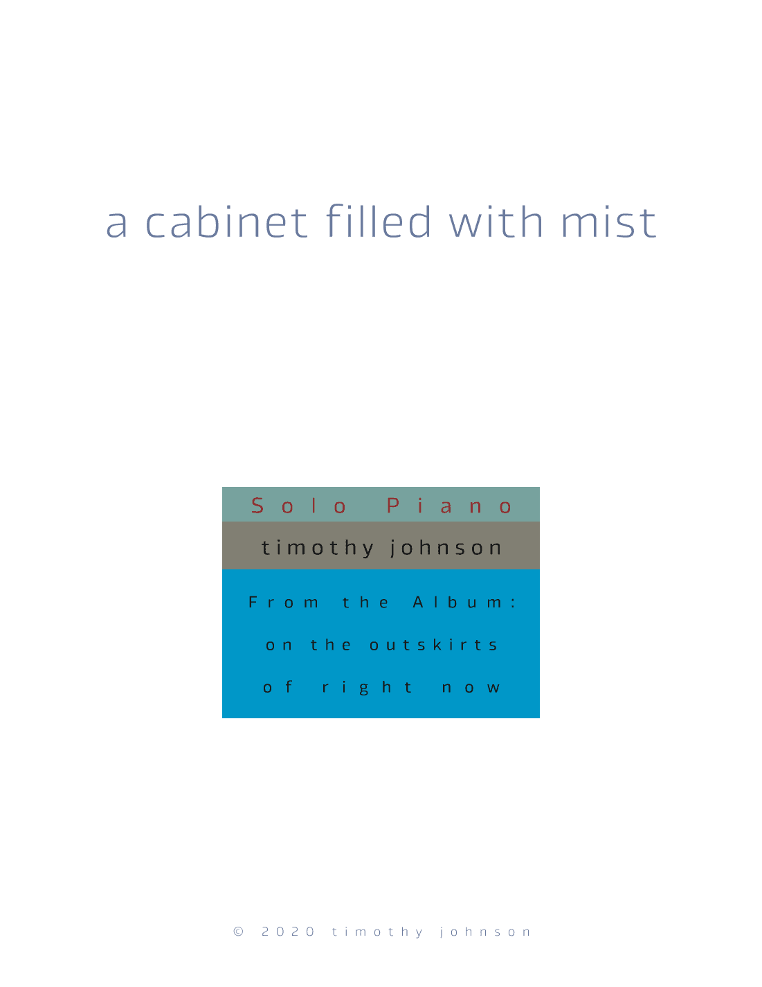 A Cabinet Filled With Mist