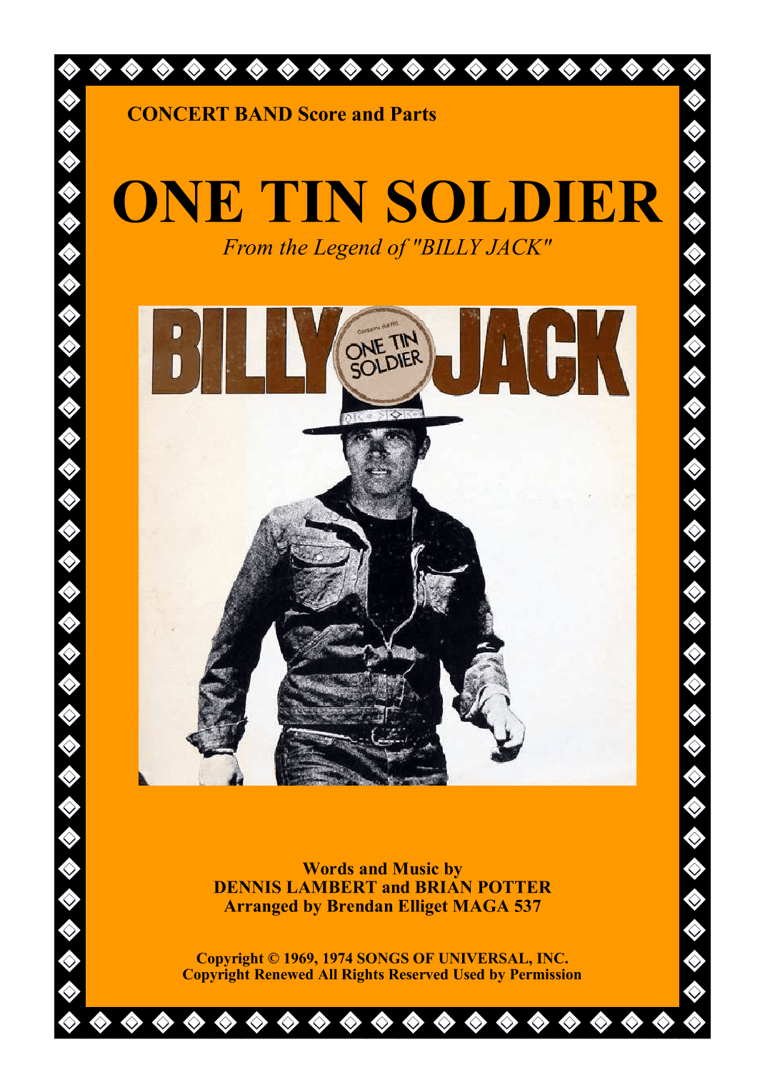 One Tin Soldier (arr. Brendan James Elliget MAGA 537)