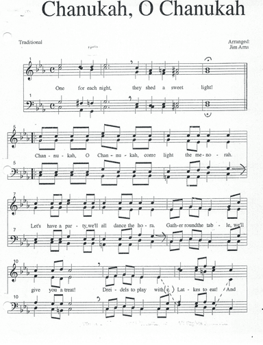 Chanukah O'Chanukah (arr. Jim Arns)