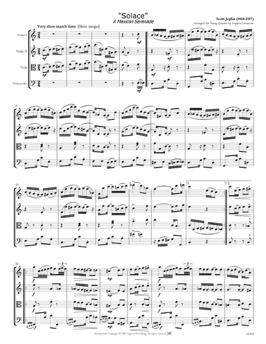 Solace, A Mexican Serenade (arr. Stephen Levintow)