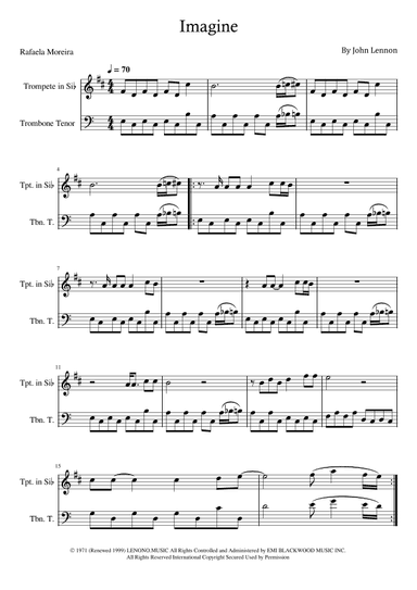 Imagine (arr. Rafaela Moreira)