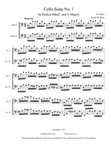 Cello Suite No. 1, BWV 1007: I. Prelude (arr. Justin M. Ryan)