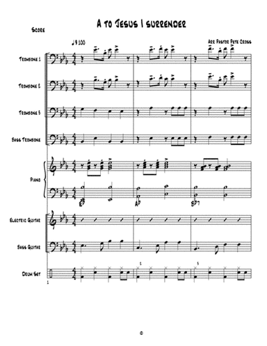 All to Jesus I surrender  Trombone Praise (arr. Pete Cross)