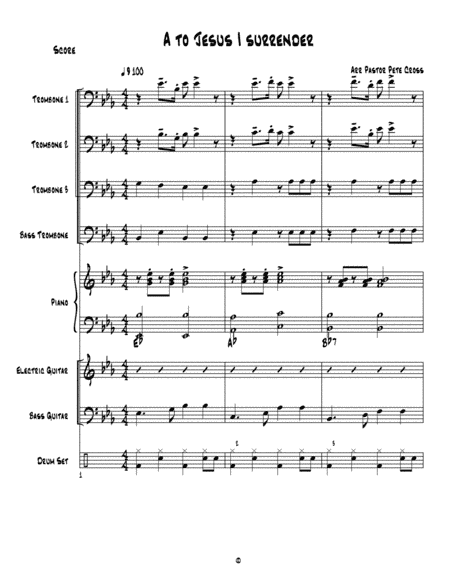 All to Jesus I surrender  Trombone Praise (arr. Pete Cross)