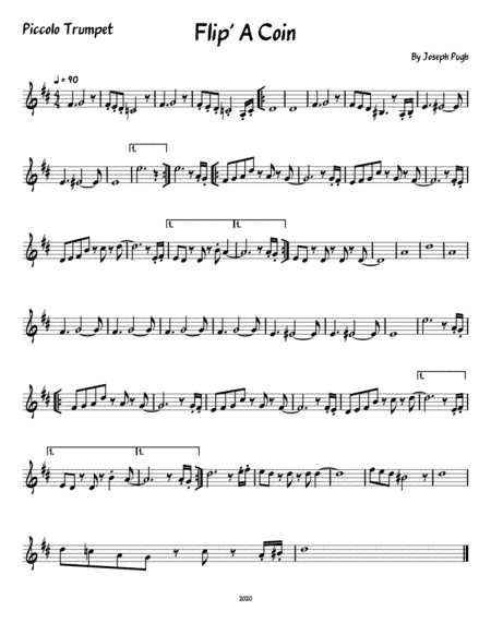 Flip A Coin (with piccolo trumpet)