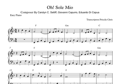O Sole Mio (arr. Priscila Chris)