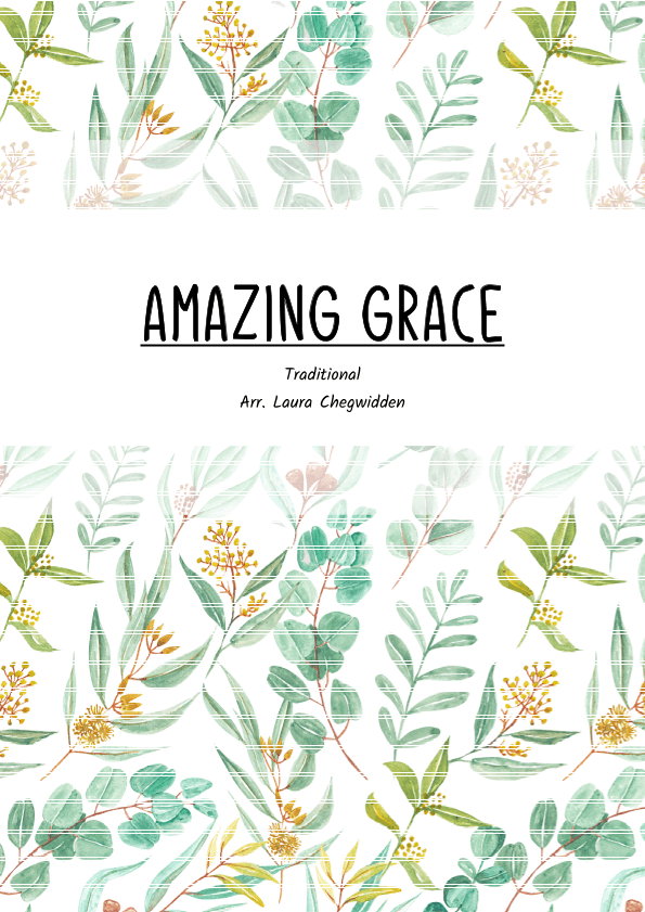 Amazing Grace for Flute Quartet (arr. Laura Chegwidden)