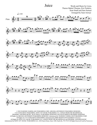 Juice (arr. Sean Arawjo)