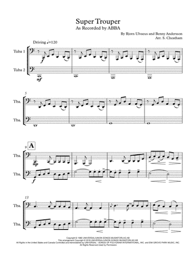 Super Trouper (arr. Steven Cheatham)