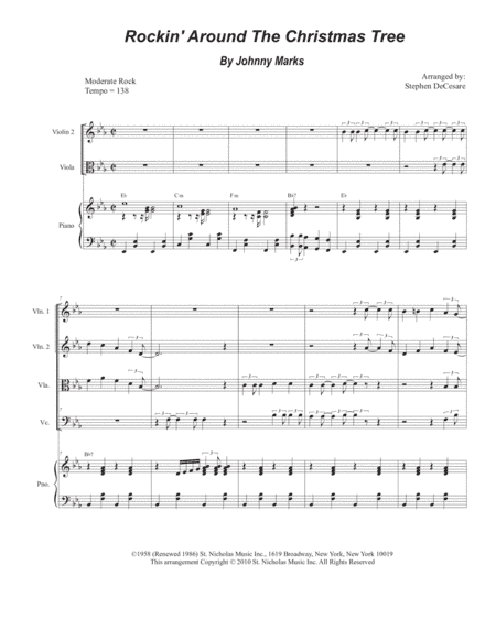 Rockin' Around The Christmas Tree (arr. Stephen DeCesare)