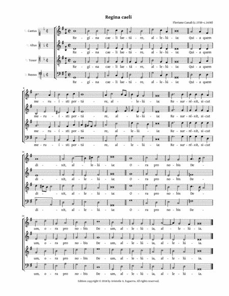 Regina caeli (Canali) (arr. Aristotle A. Esguerra)