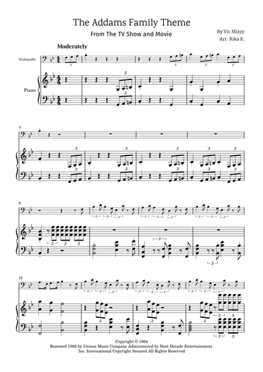 Addams Family Theme (arr. Rika K.)