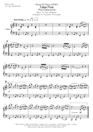 Take Five (arr. Tsuyoshi Yoroiguma)