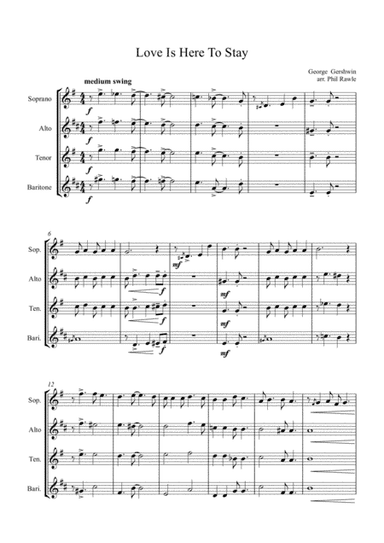 Love Is Here To Stay from GOLDWYN FOLLIES from AN AMERICAN IN PARIS (arr. Phil Rawle)