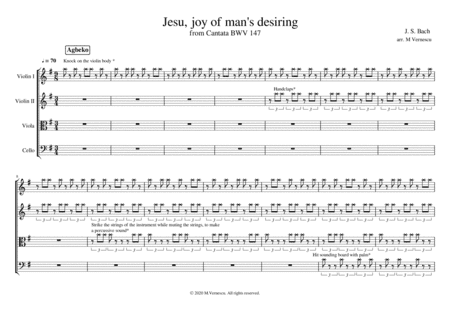 Chorale from Cantata No.147 disguised in an African rhythm. (arr. Marian Vernescu)