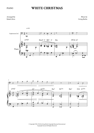 White Christmas (arr. Rafael Alves)