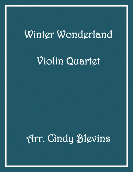 Winter Wonderland (arr. Cindy Blevins)