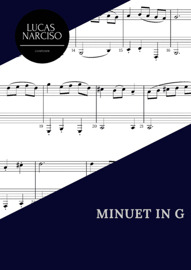 Minuet in G - Flute -  Horn (arr. Lucas Narciso)