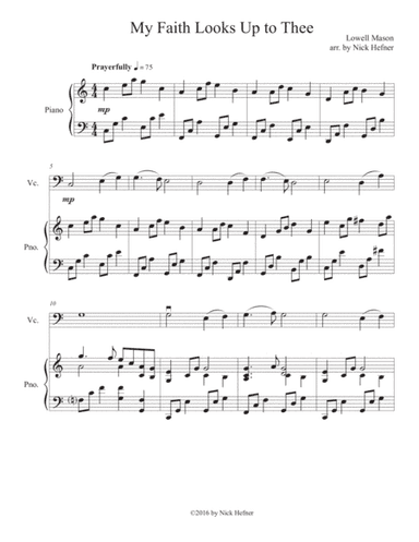 My Faith Looks Up to Thee (arr. Nick Hefner)