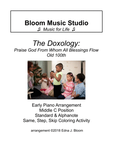 The Doxology - Praise God, From Whom All Blessings Flow (arr. Edna J. Bloom)