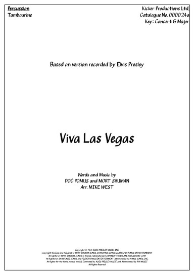 Viva Las Vegas (arr. Arr. Mike West)