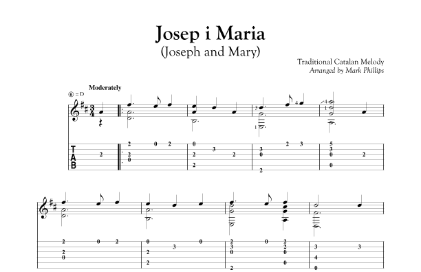 Josep i Maria (Joseph and Mary) (arr. Mark Phillips)