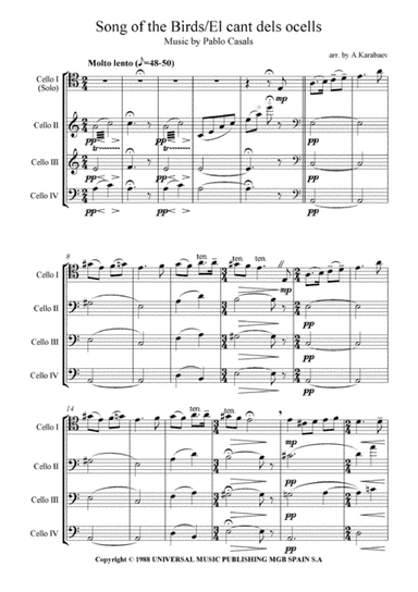 The Song Of The Birds (arr. A.Karabaev)