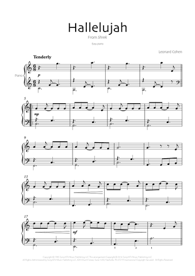 Hallelujah (arr. Robin Hood Editions)