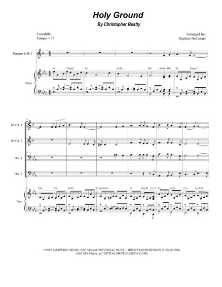 Holy Ground (arr. Stephen DeCesare)