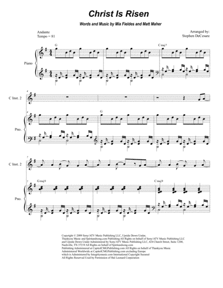Christ Is Risen (arr. Stephen DeCesare)