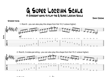 G Super Locrian Scale (4 Ways to Play)