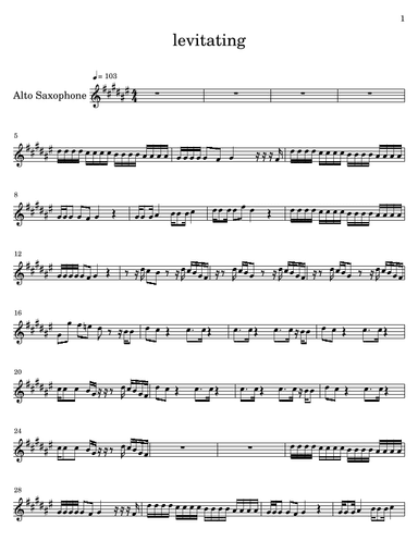 Levitating (arr. thewindplace)