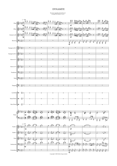 Dynamite (arr. Matthew pyeon)