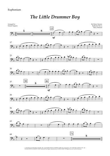The Little Drummer Boy (arr. Samuel Sequeira)