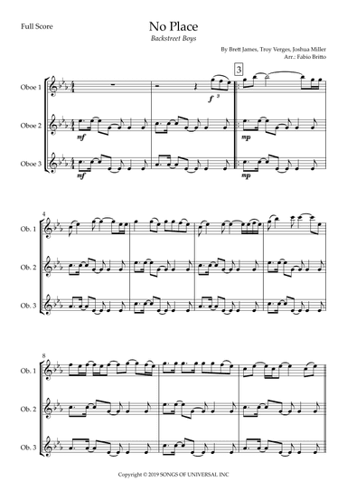 No Place (arr. Fabio Britto)
