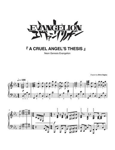 A Cruel Angel S Thesis 8 Bit (arr. aldebaran)