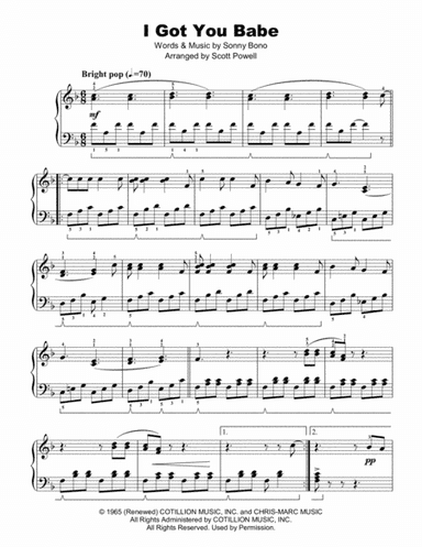 I Got You Babe (arr. Scott Powell)