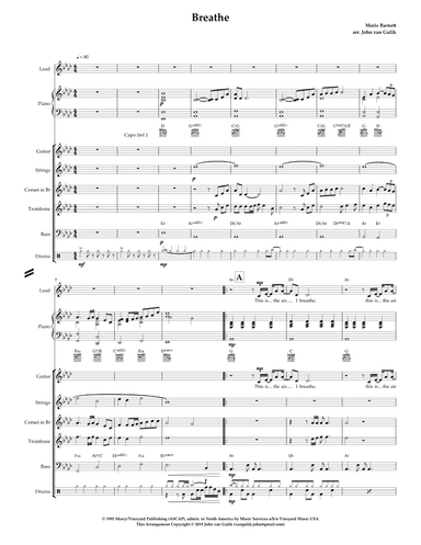 Breathe (arr. John van Gulik)