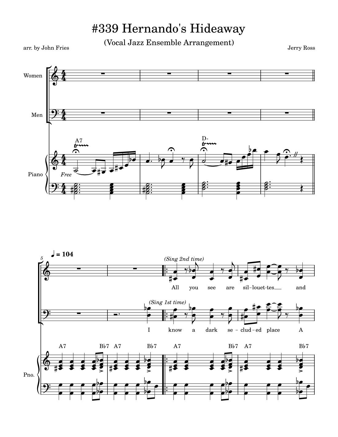 Hernando's Hideaway (arr. John Fries)