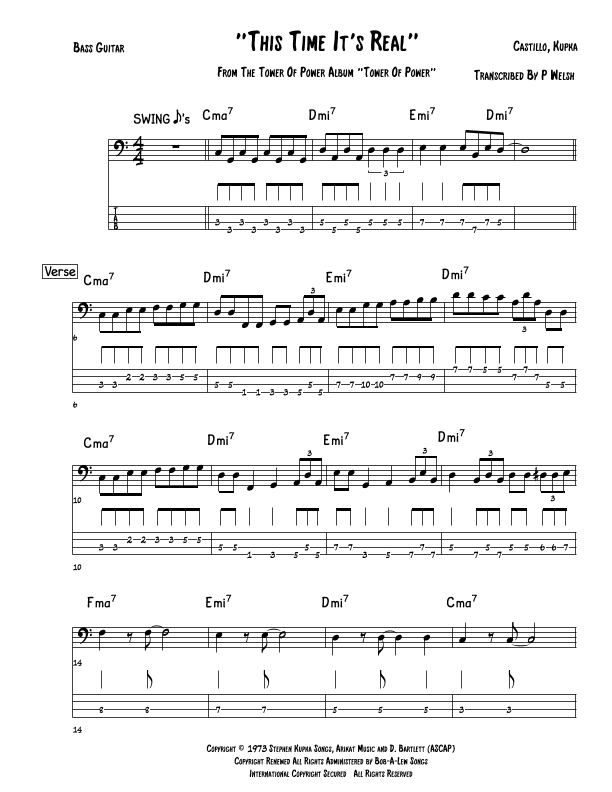 This Time It's Real (arr. Paul welsh)