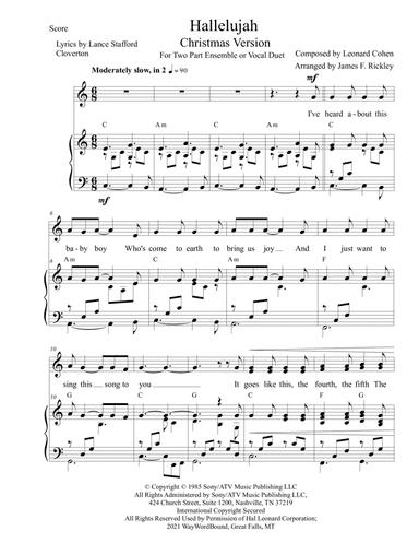 Hallelujah (arr. James F. Rickley)