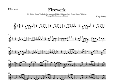Firework (arr. Amanda's Music Channel)