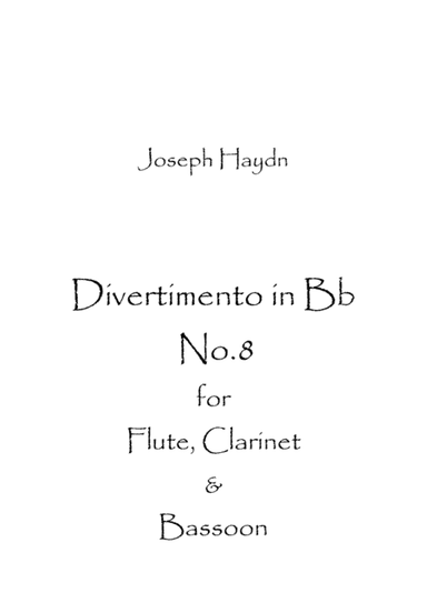 Divertimento in Bb. No.8 (arr. Spence Bundy)