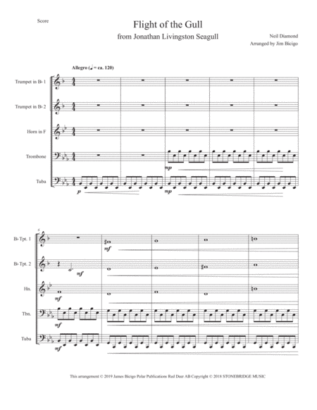 Flight Of The Gull (arr. Jim Bicigo)
