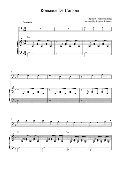 Romance De L'amour (arr. Kaiserin Rebecca)