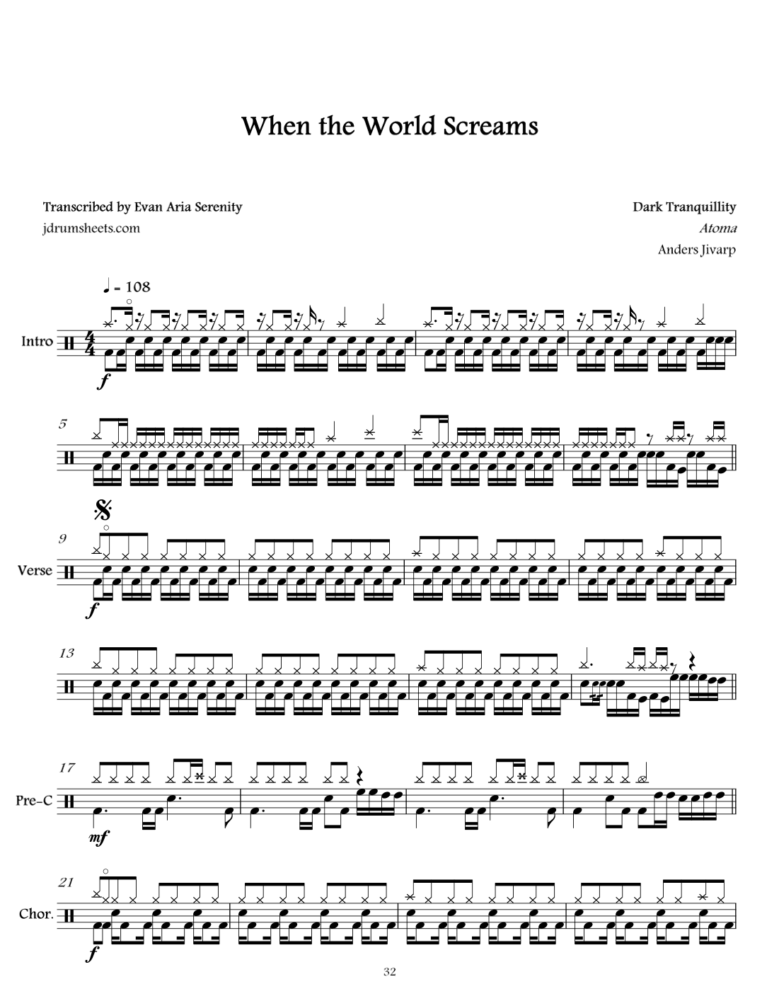 When The World Screams (arr. Evan Aria Serenity)
