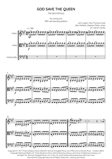 God Save The Queen (arr. Adrian Varela)