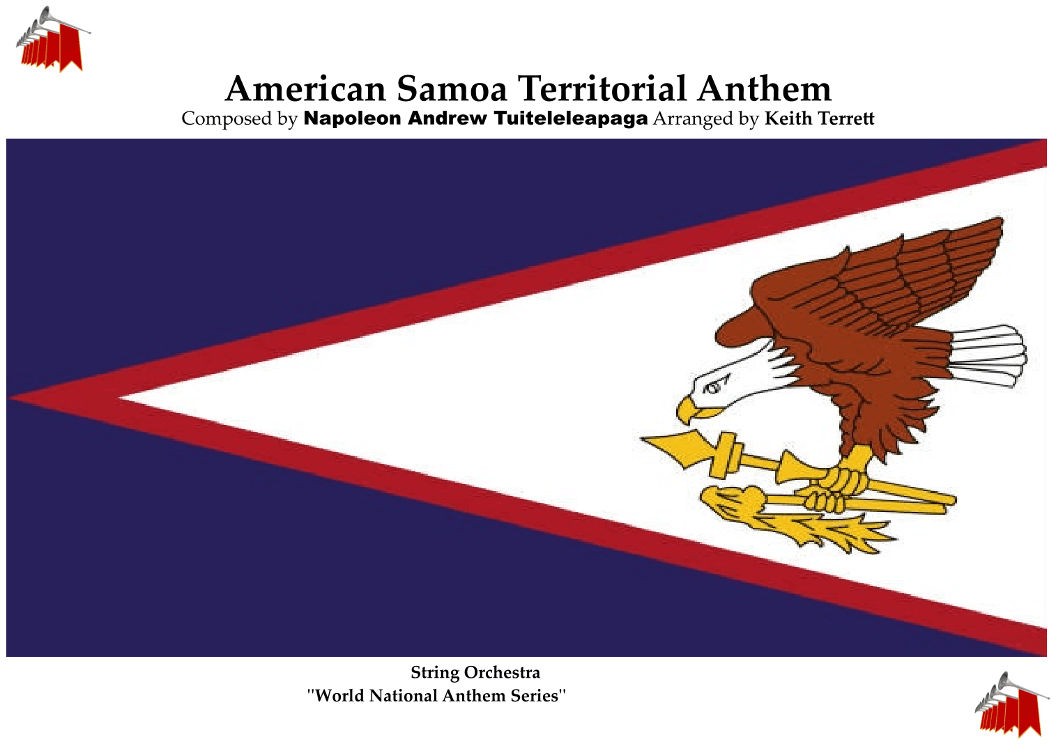 American Samoan Territorial Anthem for String Orchestra & Percussion (arr. Keith Terrett)