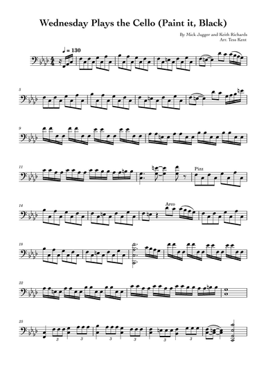 Paint It, Black (arr. Tess Kent)