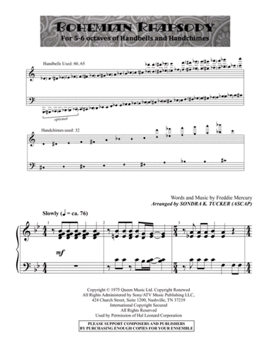 Bohemian Rhapsody (arr. Sondra K. Tucker)